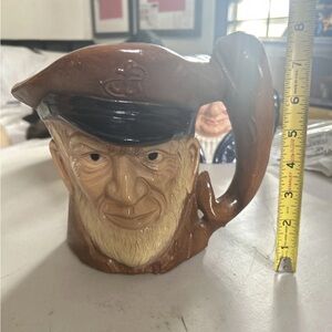 Royal Doulton SIMILAR Toby Mug Vintage Large Sailor Captain Ahab Moby Dick Wood